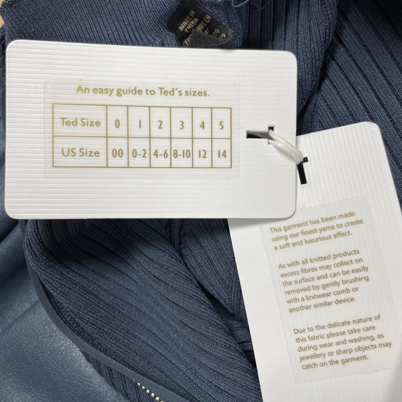 Ted Baker Navy Midi Dress - Picture 8 of 13